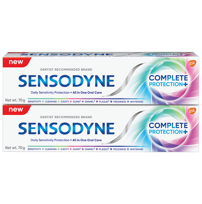 Sensodyne Complete Protection+ Tooth Paste For Sensitivity Protection & All in One Oral Care