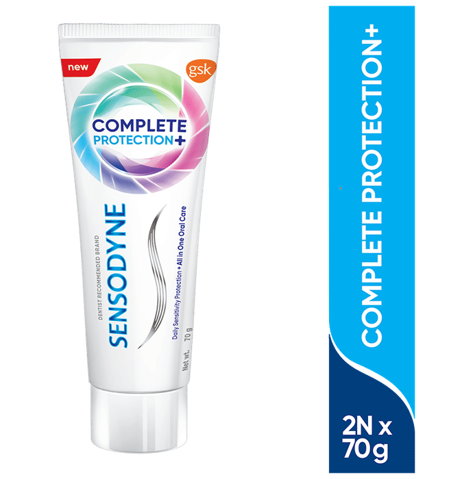 Sensodyne Complete Protection+ Tooth Paste For Sensitivity Protection & All in One Oral Care