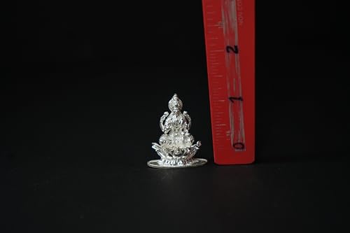 Image 5 of Dista Silvers Lakshmi On Lotus Flower Idol 14.8grams