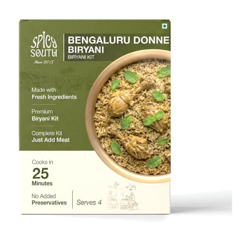 Image 1 of Default Title for the product Spicy South Bengaluru Donne Biryani Kit, 750g