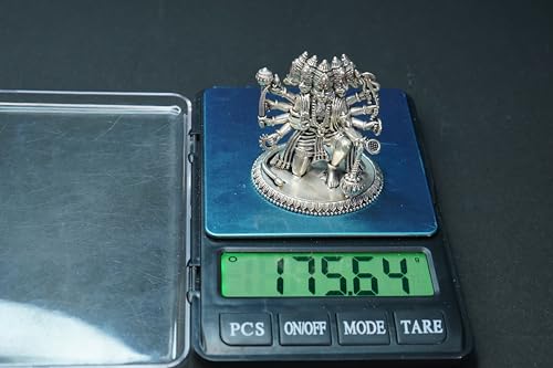 Image 6 of Dista Silvers Antique Panchamukhi Hanuman 175.72G