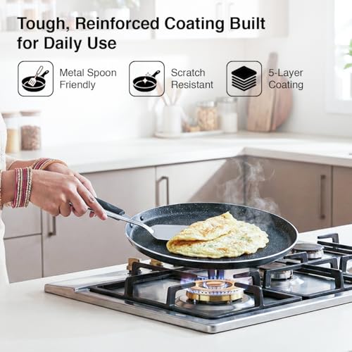 Image 7 of Prestige Omega Granite Non-Stick Dosa Tawa 30cm