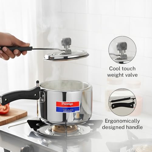 Image 7 of Prestige 2L Stainless Steel Nakshatra Essential Svachh Innerlid Pressure Cooker