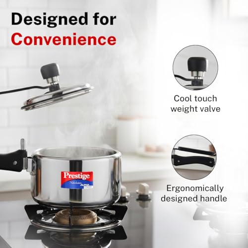 Image 7 of Prestige Svachh Nakshatra Alpha Straight Wall Cooker 2 L