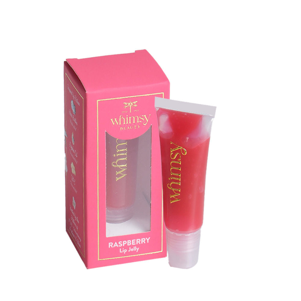 Image 1 of Whimsy Beauty Safe & Organic Non-Sticky Lip Jelly Raseberry - Red