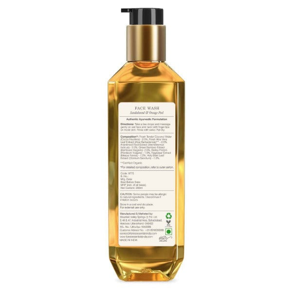 Image 3 of Forest Essentials Facial Cleanser Sandalwood & Orange Peel
