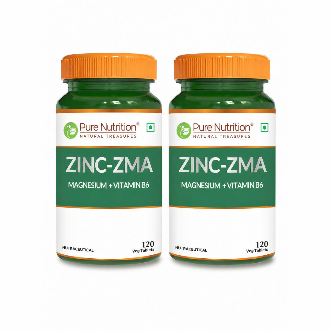 Image 1 of 120 tabs / Pack of 2 for the product Pure Nutrition Zinc ZMA 240 Tablets