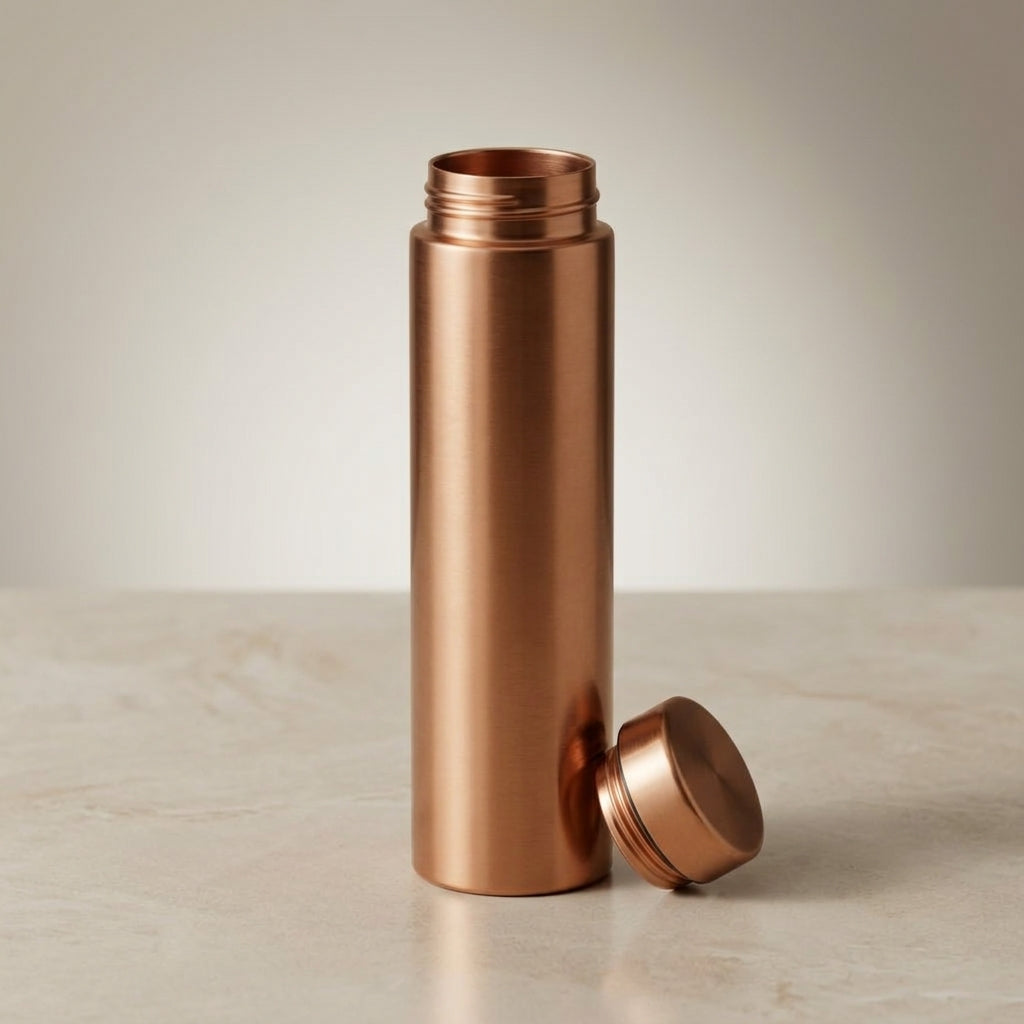 Image 1 of Default Title for the product Sattvya Gifting Plain Copper Bottle