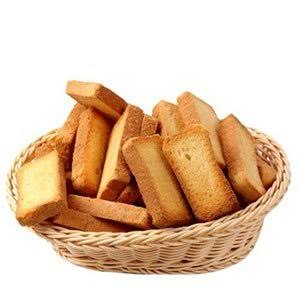 Image 1 of 1 kg / Pack of 1 for the product Tenali Ruchulu Millet Rusk