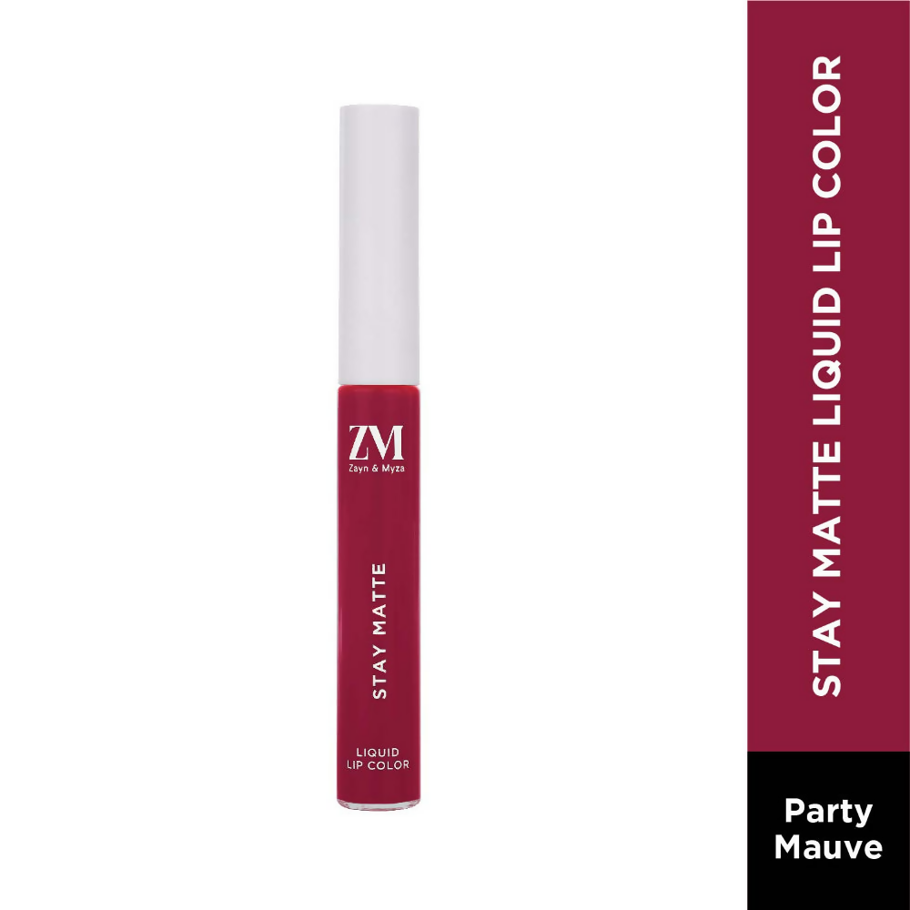 Image 3 of Zayn & Myza Stay Matte Liquid Lip Color - 08 Party Mauve