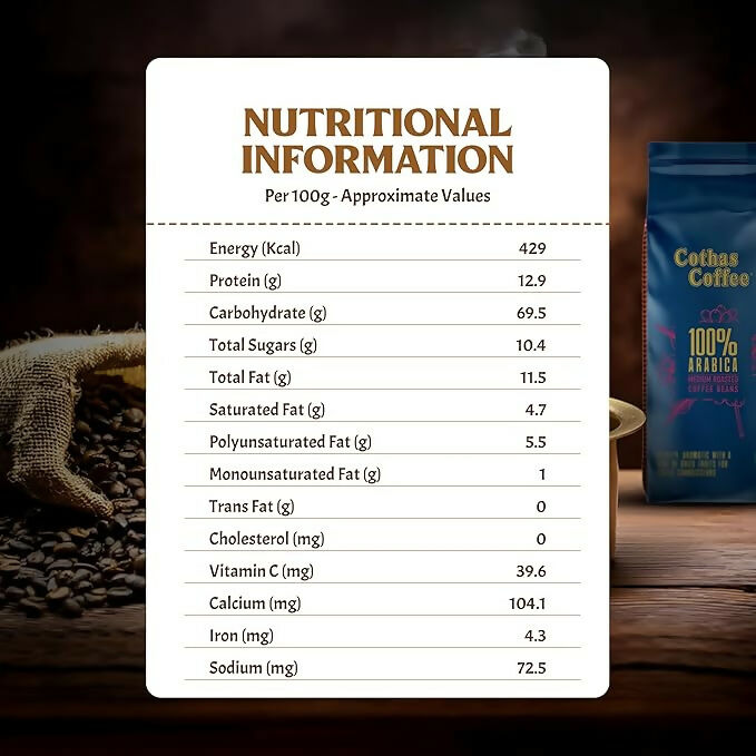 Image 5 of Cothas Coffee 100% Arabica Medium Roast Coffee Beans