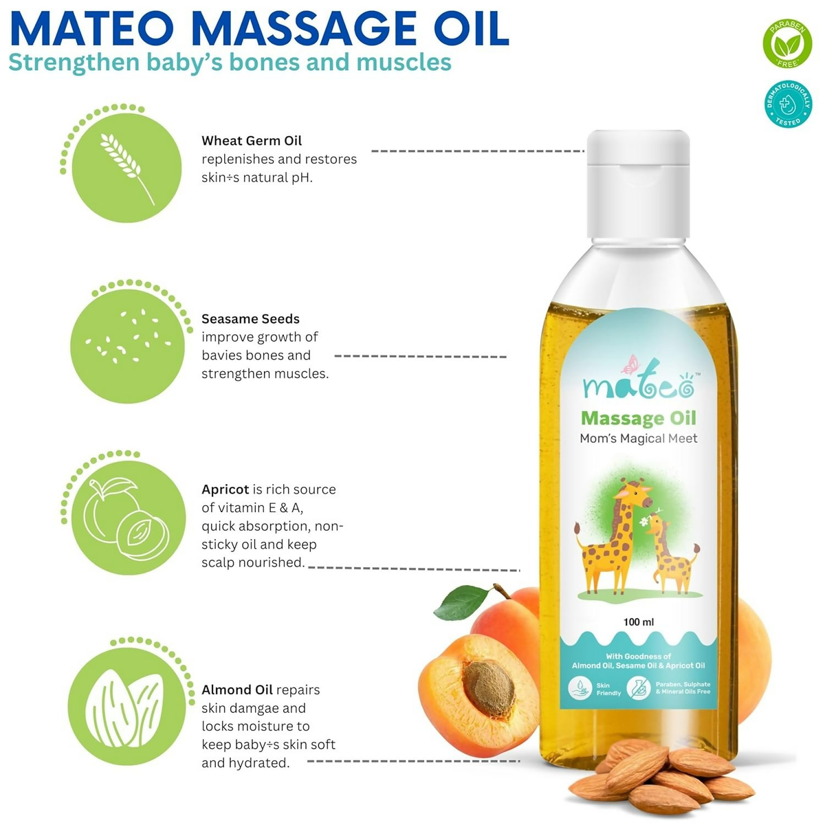 Image 4 of Mateo Baby Massage Oil Mom’s Magical Meet