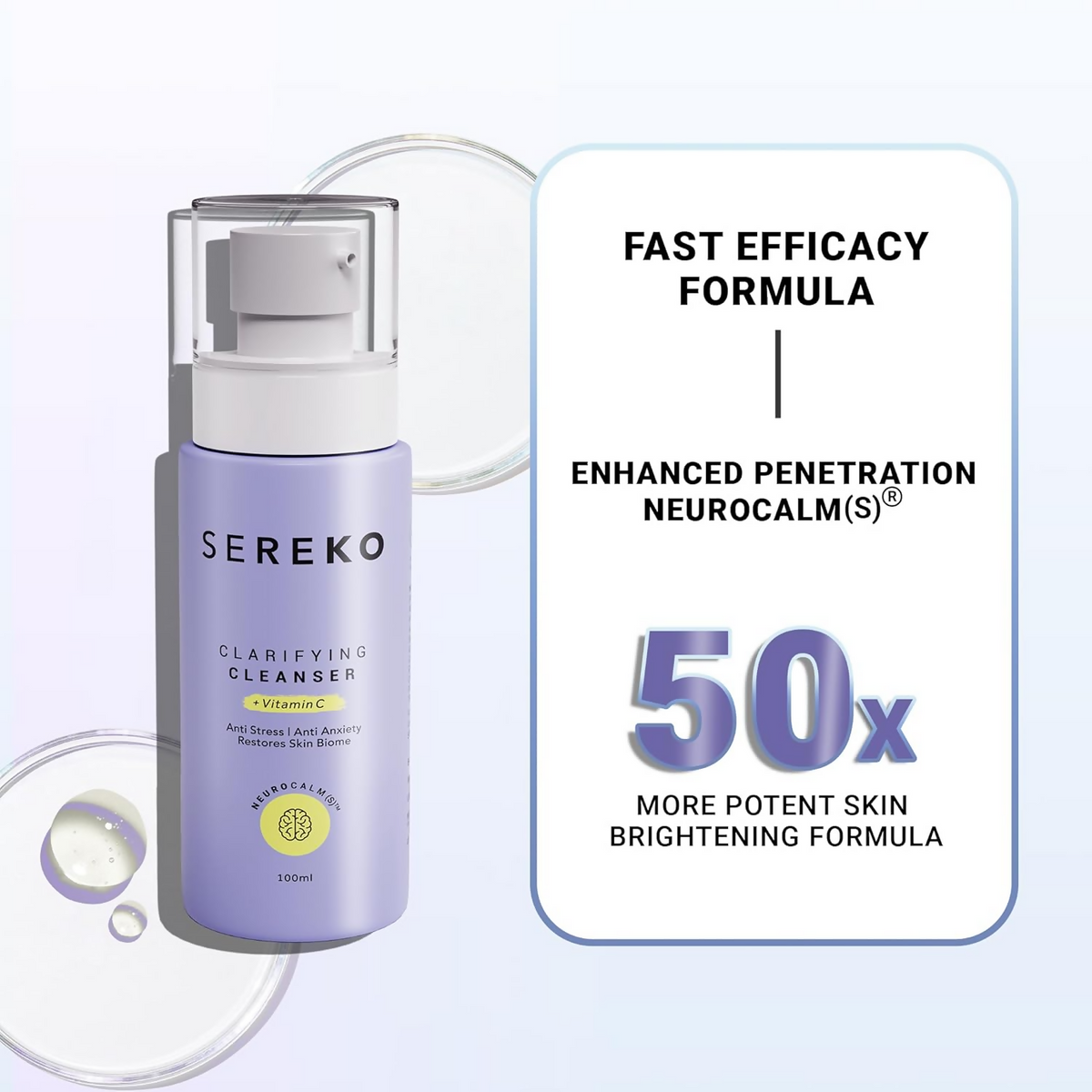 Image 4 of Sereko 50X Vitamin C Face Wash for Glowing & Brightening Skin For Women
