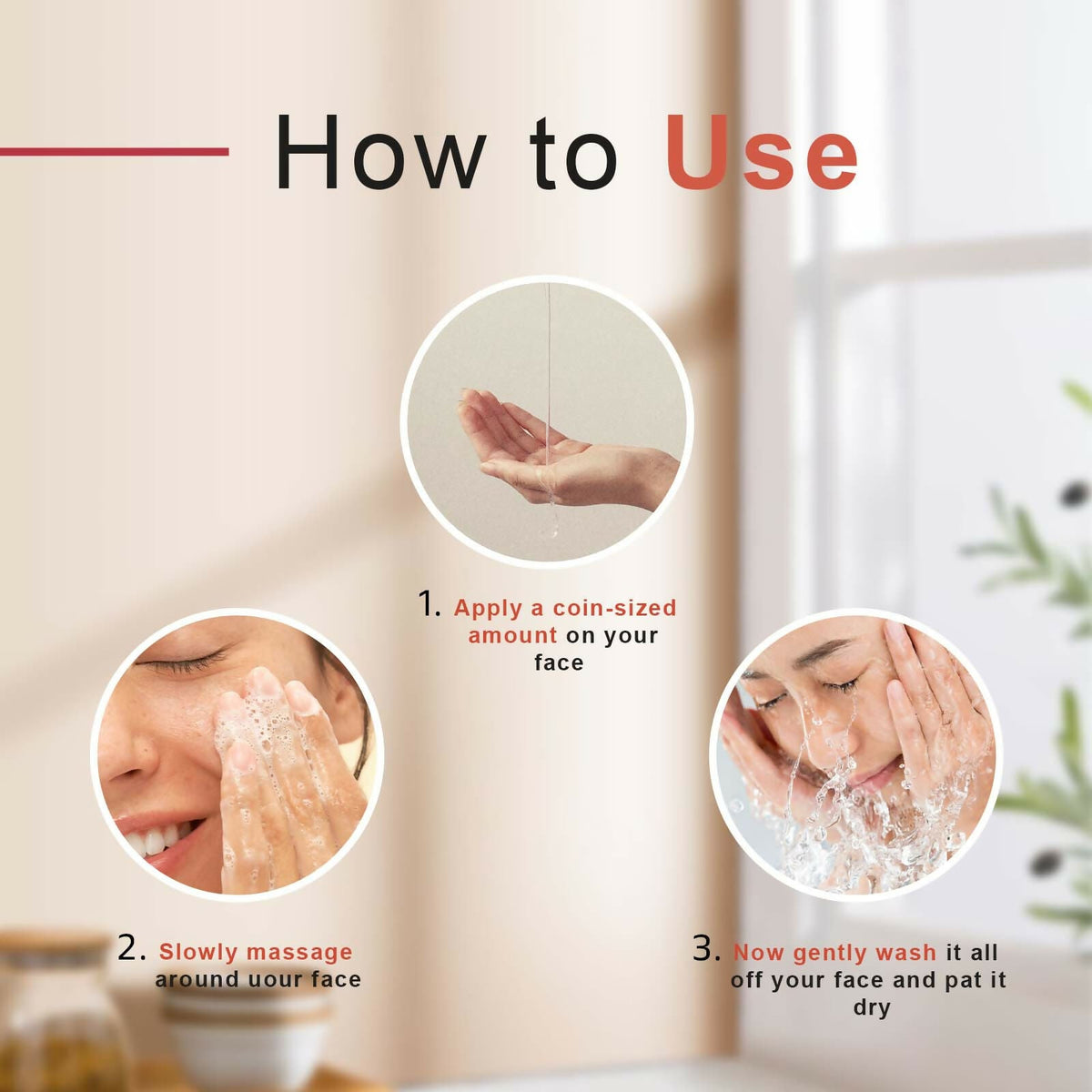 Image 7 of CareVeda Glutathione Anti-Pigmentation Face Wash Enriched with Kojic Acid & Vitamin E