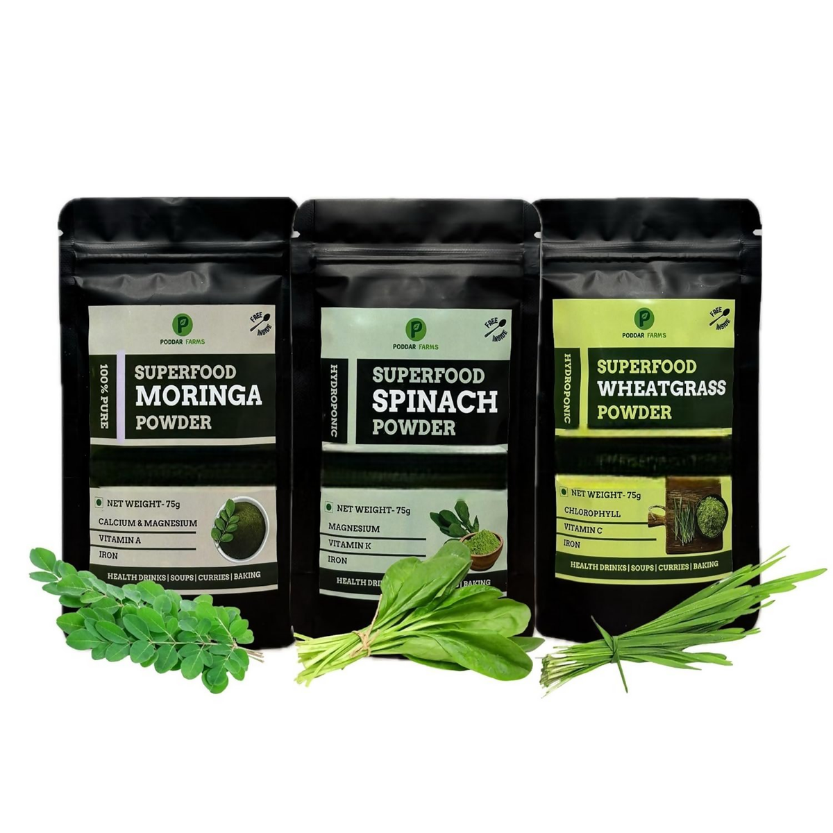 Image 1 of combo for the product Poddar Farms Daily Wellness Superfood Combo