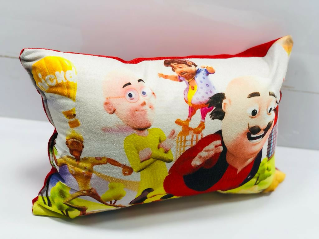 Image 1 of Unique Fashion Microfibre Filled Cushion For Kids - Motu Patlu