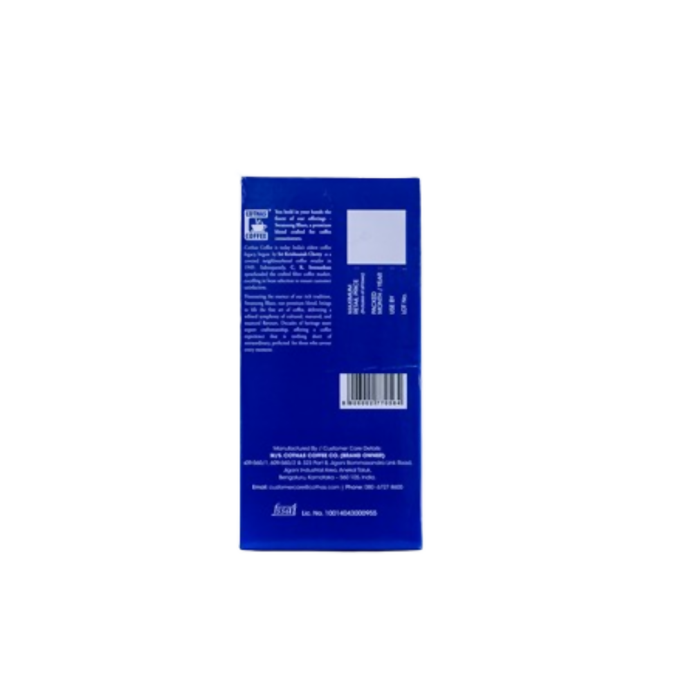 Image 7 of Cothas Swansong Blues Deccan Bold Creme Noir Pour Over Coffee Drip Bags | 60% Arabica 40% Robusta Espresso Roast Coffee Powder