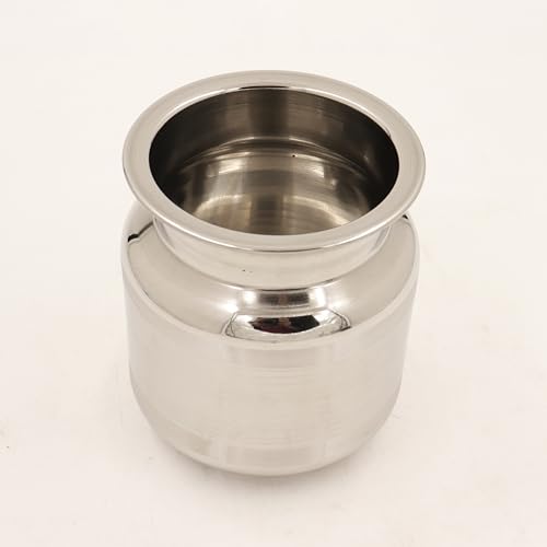 Image 3 of Spillbox Stainless Steel Lota|Kalash|Sombu|Theertha Sembu | Vessel |Jug | Karwachauth | Diwali | Mandir Wedding|Kamandal|Gangajal|Water Gangotri|Chambu 650ml