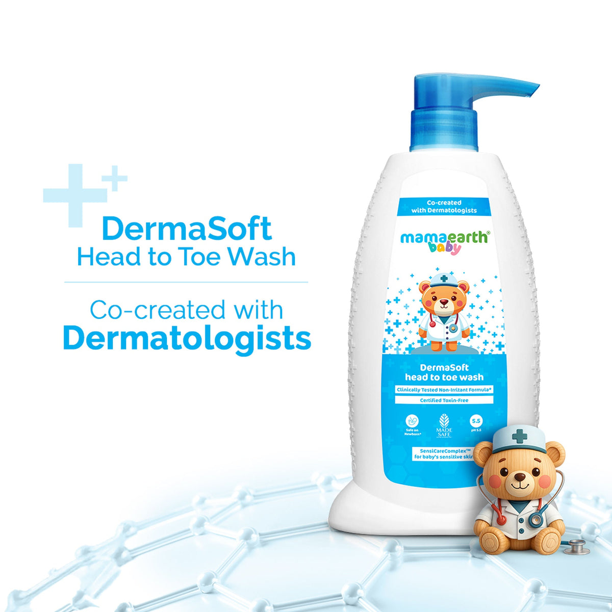 Image 3 of Mamaearth Baby Dermasoft Head To Toe Wash