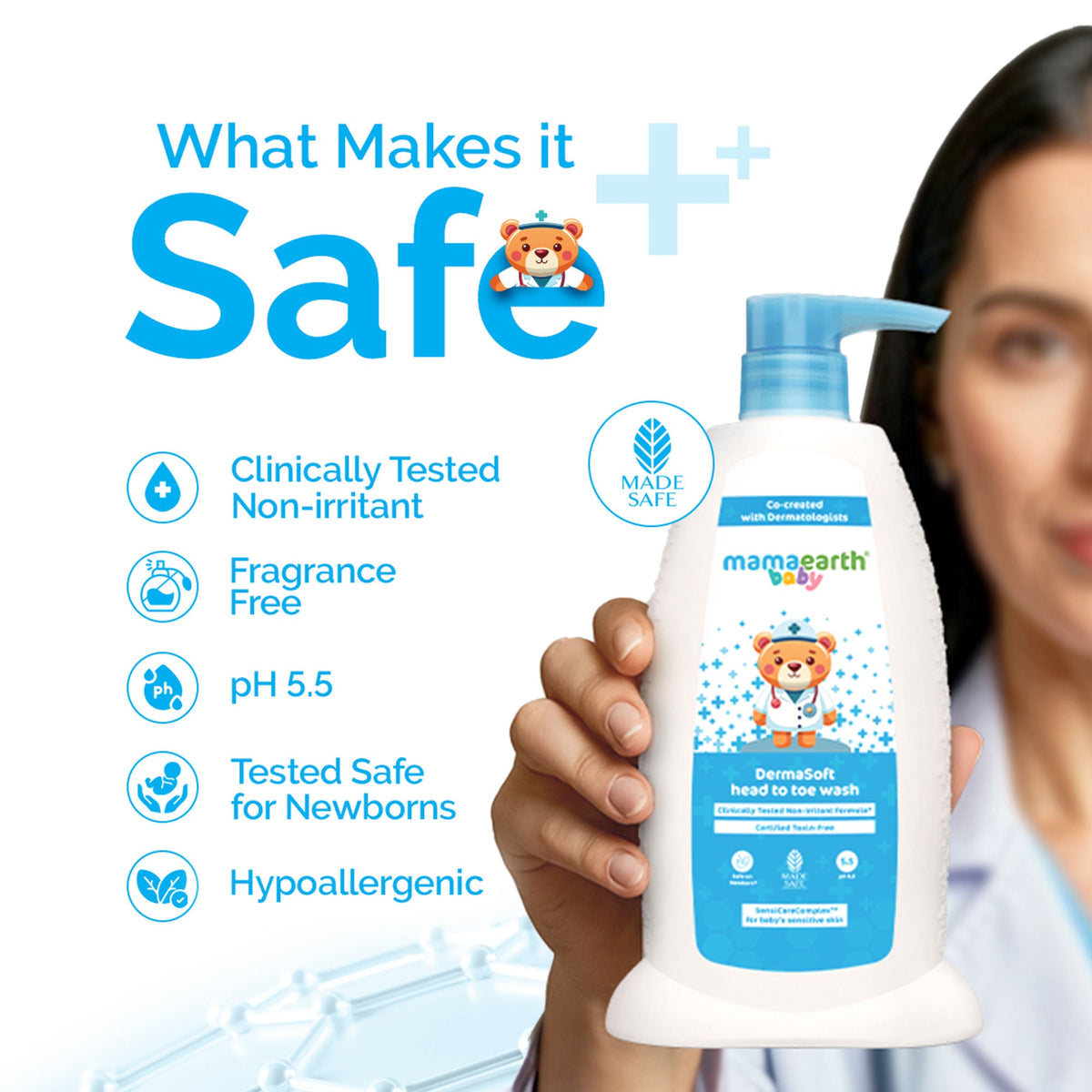 Image 6 of Mamaearth Baby Dermasoft Head To Toe Wash