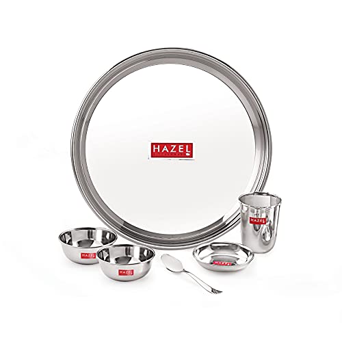 Image 1 of Default Title for the product Hazel Stainless Steel Dinner Set 6 Pieces