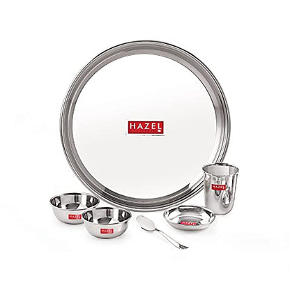 Image 1 of Default Title for the product Hazel Stainless Steel Dinner Set 6 Pieces