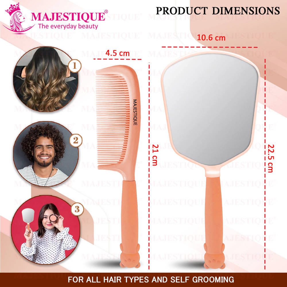 Image 2 of Majestique Elegant Mirror And Comb Set