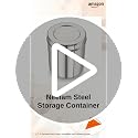 Image 2 of neelam Stainless Steel Deep Dabba Storage Container 15750 ml