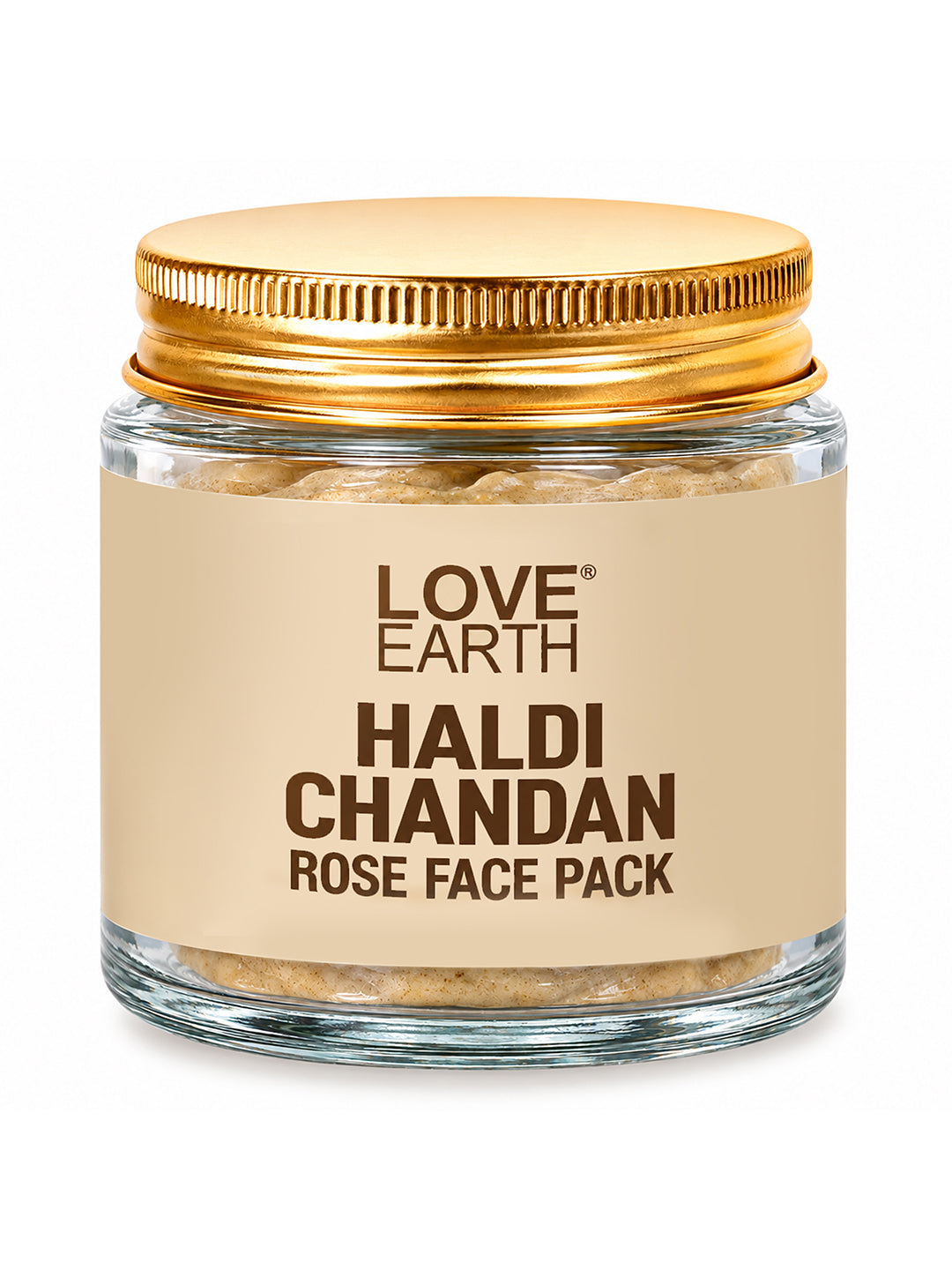Image 1 of 50 gm for the product Love Earth Haldi Chandan Rose Face Pack