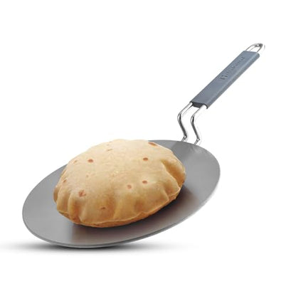 Image 3 of 22 cm for the product BERGNER Tri-Ply Argent Ceramica Roti Tawa with Ceramic Coating