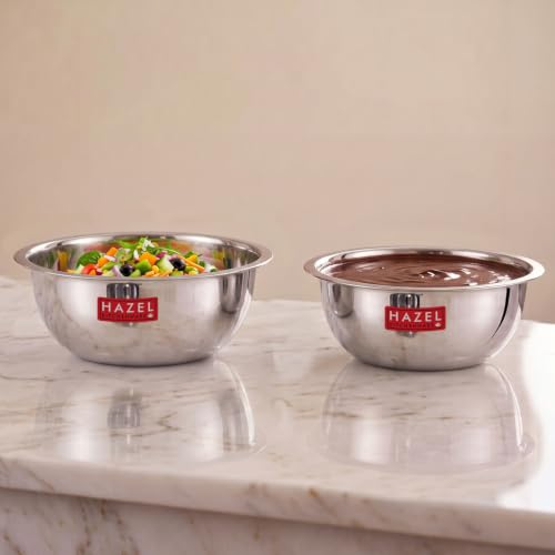 Image 23 of 2 / 3300 , 4100 ML for the product HAZEL Stainless Steel Mixing Bowl