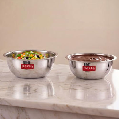 Image 23 of 2 / 3300 , 4100 ML for the product HAZEL Stainless Steel Mixing Bowl