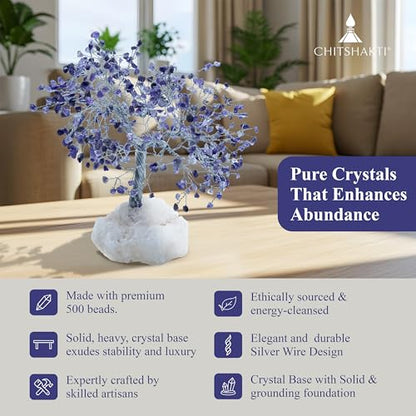 Image 5 of Chitshakti Amethyst Crystal Tree – 500 Beads