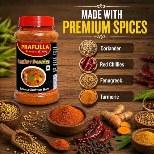 Image 3 of PRAFULLA Sambar Powder, Pack of 2, 250g each