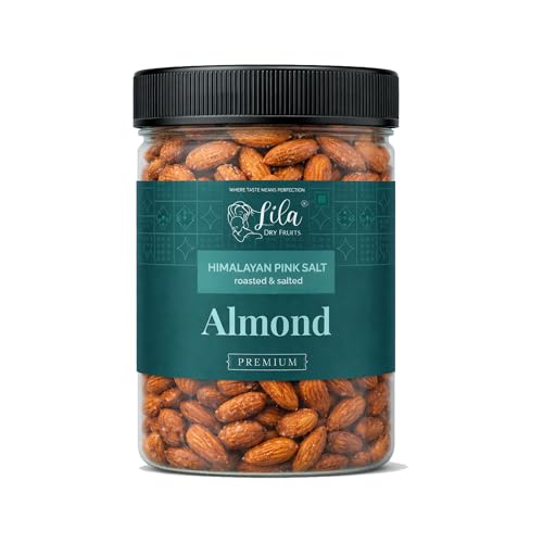 Image 3 of 200 g for the product LILA DRY FRUITS Roasted Almonds Himalayan Pink Salt Flavour