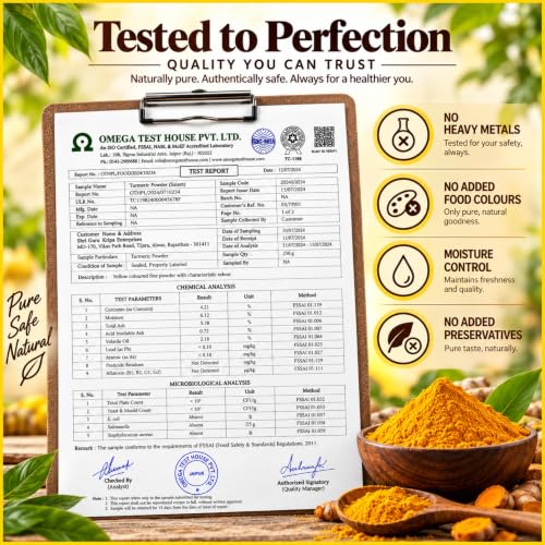 Image 6 of SAATYAKI NATURALS Organic Turmeric Powder