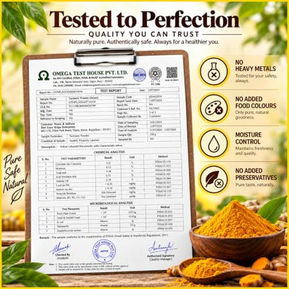 Image 6 of SAATYAKI NATURALS Organic Turmeric Powder