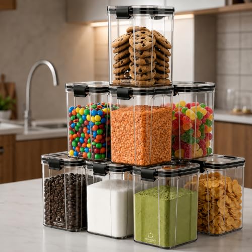 Image 7 of 8 / 1200 ML for the product HomeWiz Airtight Kitchen Storage Box
