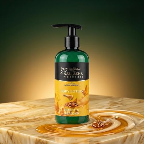 Image 1 of Pack of 1 for the product Naulakha Naturals Honey and Almond Body Lotion | Suitable For All Skin Type | No Harsh Chemical | Natural Ingredients