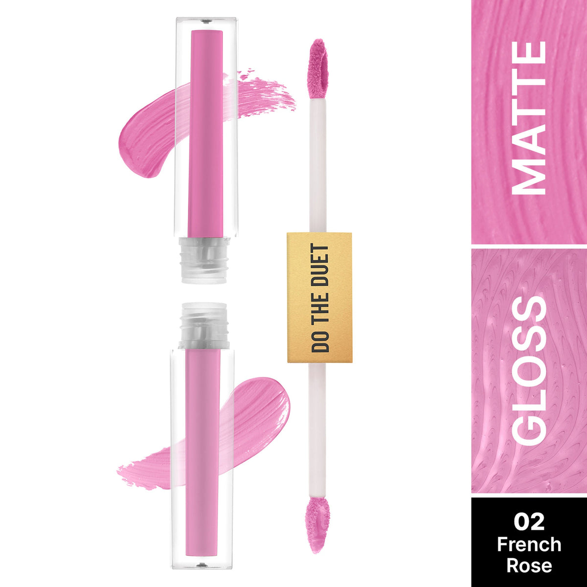 Image 1 of 3 ml / Pack of 1 for the product Swiss Beauty Select Do The Duet Lipstick - 2 French Rose