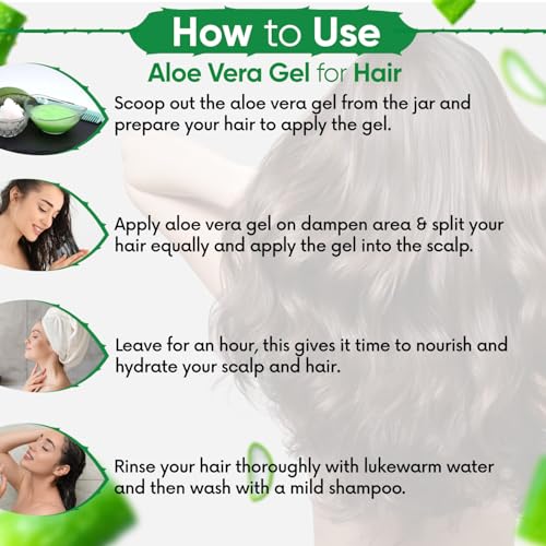 Image 6 of Kazima Aloe Vera Gel Raw - 100% Pure Natural Gel - Ideal for Skin Treatment, Face, Acne Scars, Hair Treatment, Moisturizer & Dark Circles (250 Gram)