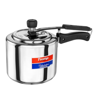 Image 1 of Default Title for the product Prestige 3 Litre Stainless Steel Nakshatra Essential Svachh Inner Lid Pressure Cooker