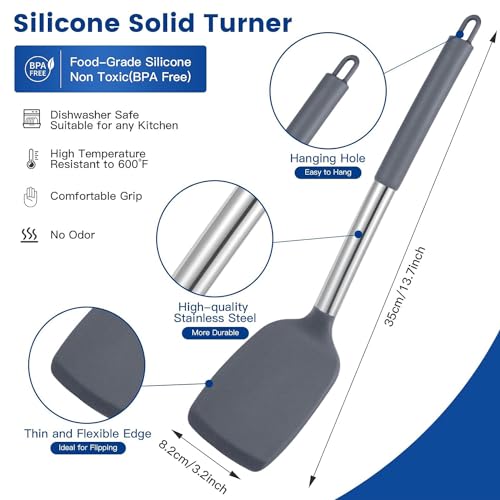 Image 5 of Carrot Silicone Spatula Turner Set