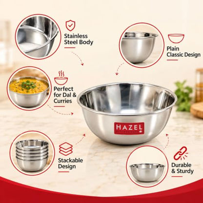 Image 18 of HAZEL Stainless Steel Bowl Set