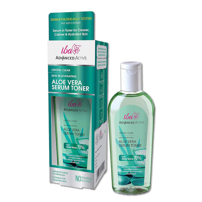 Image 1 of 120ml for the product Iba Advanced Activs Crystal Clear Aloe Vera Serum Toner