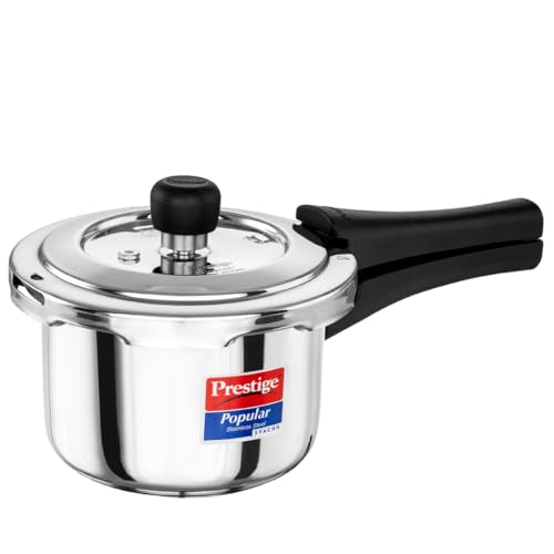 Image 1 of Default Title for the product Prestige 1.5 Litre Stainless Steel Pressure Cooker