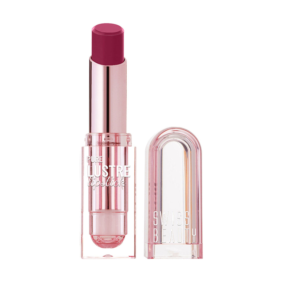 Image 9 of Swiss Beauty High Shine Finish Smooth Glide Pure Lustre Lipstick - 10 Lovin' Raisins
