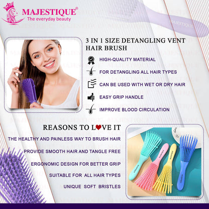 Image 4 of Majestique Detangling Vent Brush