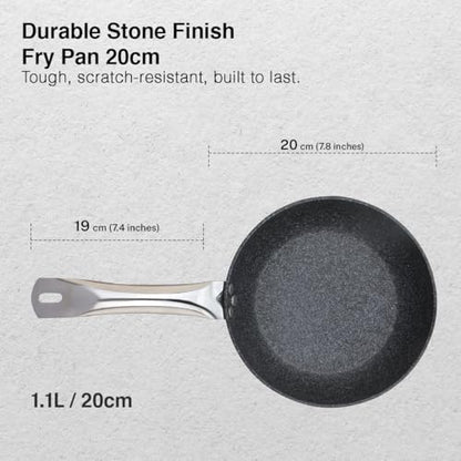 Image 3 of Prestige Durastone Hard Anodised Non-Stick Fry Pan 20Cm 1.1L