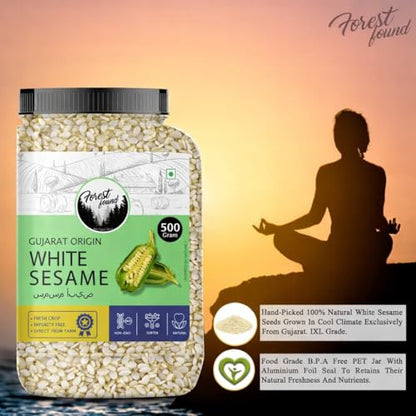 Image 3 of Forest Found White Sesame Seeds - 500g